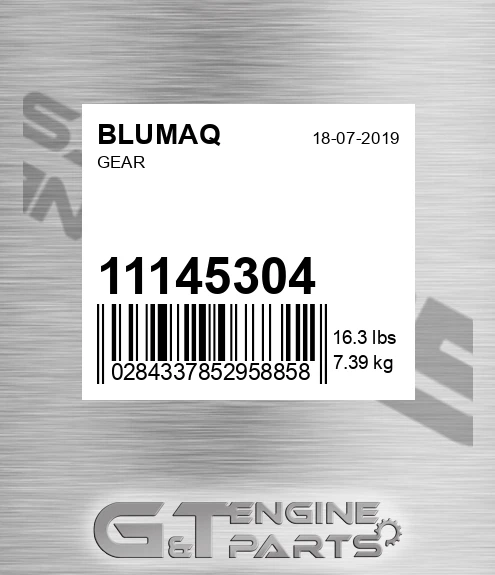 11145304 Gear for BLUMAQ