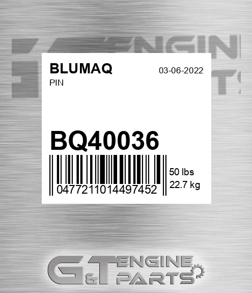BQ40036 Pin for BLUMAQ