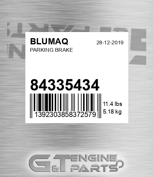 84335434 BLUMAQ Parking Brake