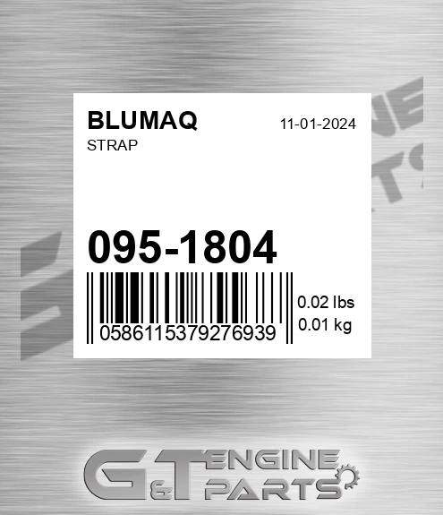 095-1804 Strap for BLUMAQ