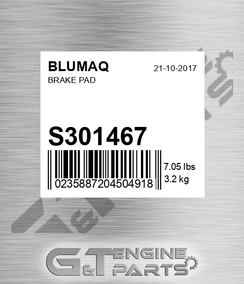 S301467 BLUMAQ Brake Pad