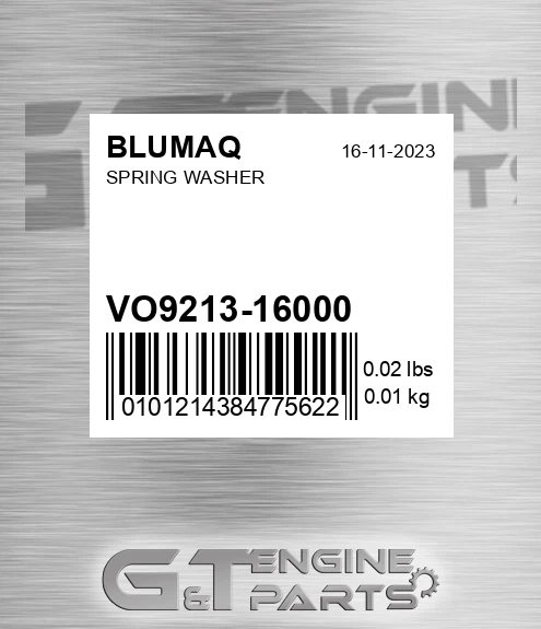 VO9213-16000 Spring Washer for BLUMAQ