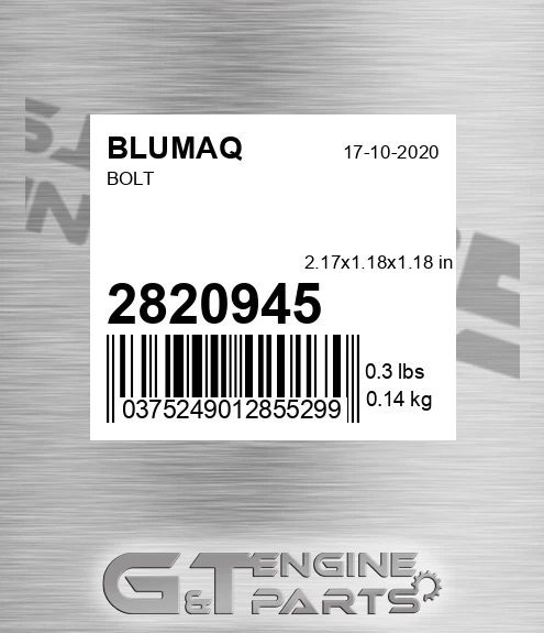 282-0945 Bolt