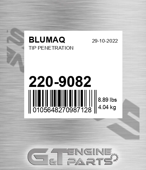 220-9082 Tip Penetration for BLUMAQ