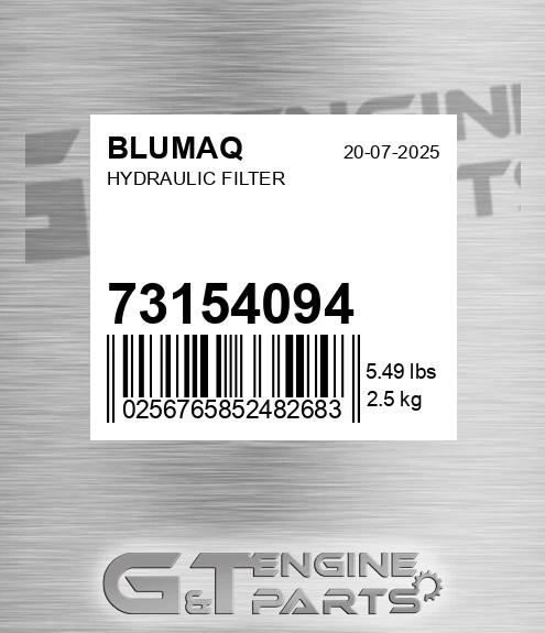 73154094 Hydraulic Filter for BLUMAQ