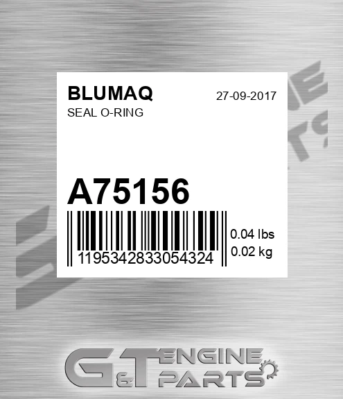 A75156 BLUMAQ Seal O-ring