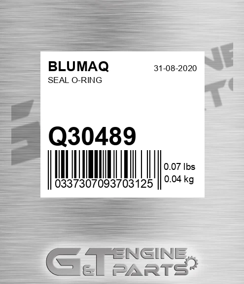 Q30489 BLUMAQ Seal O-ring