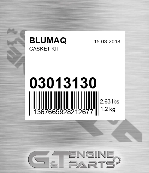 030.13130 Gasket Kit for BLUMAQ