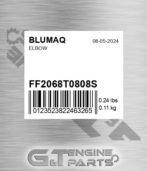 FF2068T0808S Elbow
