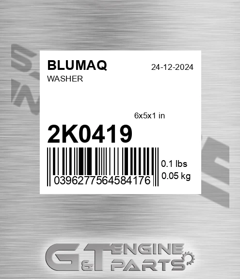 2K-0419 Washer for BLUMAQ