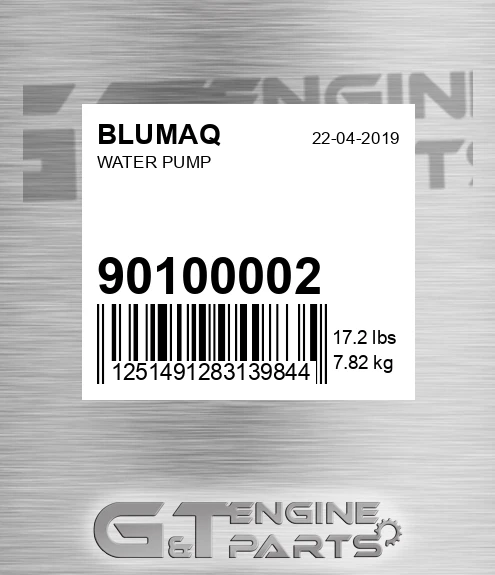 901.00002 Water Pump for BLUMAQ