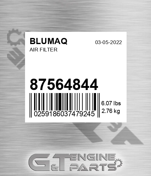 87564844 BLUMAQ Air Filter