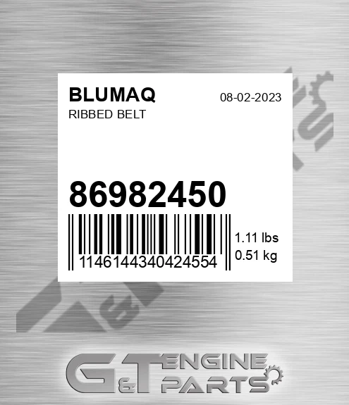86982450 BLUMAQ Ribbed Belt