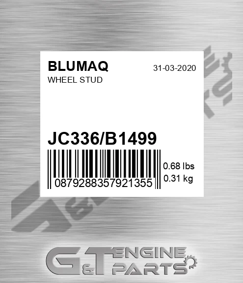 JC336/B1499 Wheel Stud for BLUMAQ
