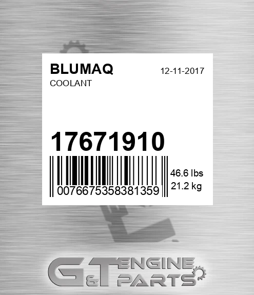 17671910 Coolant