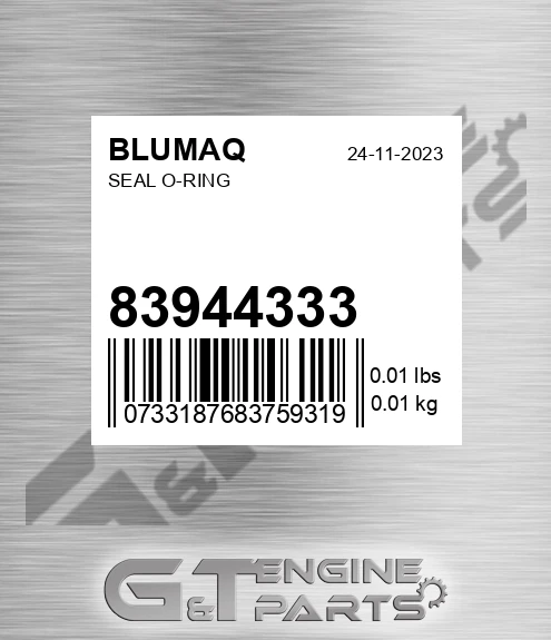 83944333 Seal O-ring