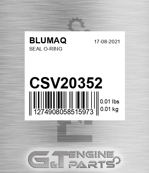 CSV20352 BLUMAQ Seal O-ring