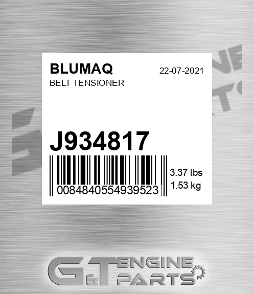 J934817 Belt Tensioner