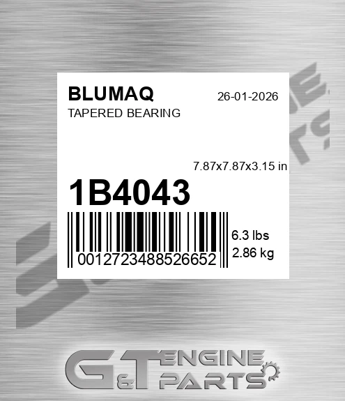 1B-4043 Tapered Bearing for BLUMAQ