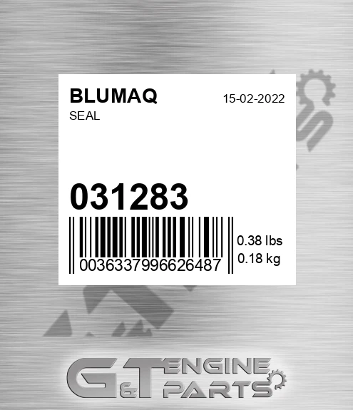 031.283 Seal for BLUMAQ
