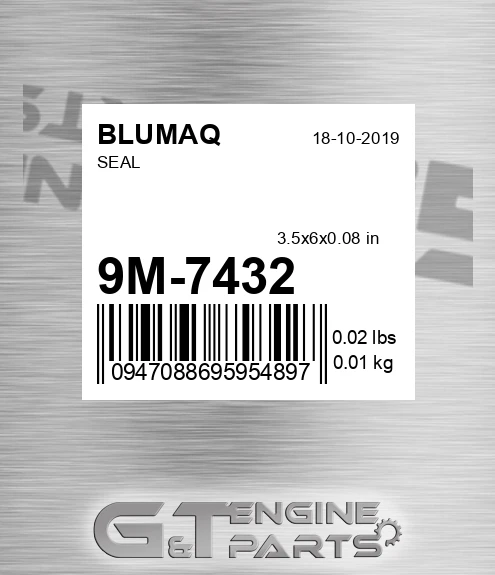 9M-7432 Seal for BLUMAQ