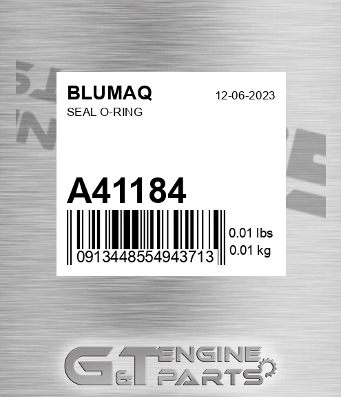 A41184 BLUMAQ Seal O-ring