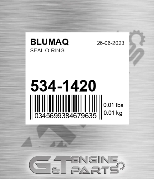 534-1420 Seal O-ring for BLUMAQ