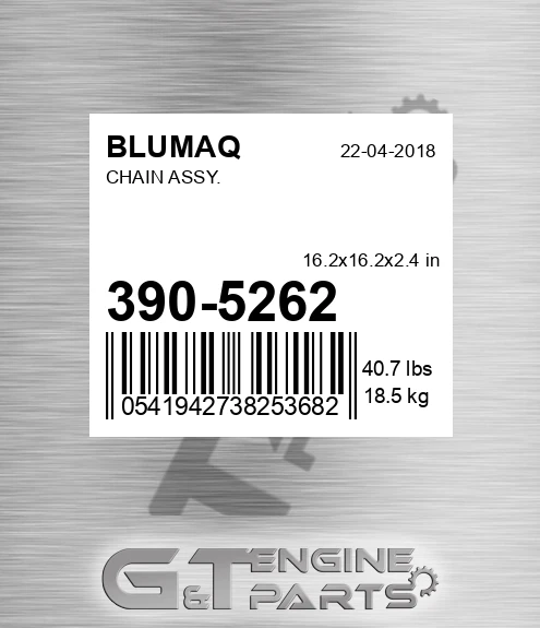 390-5262 Chain Assy.