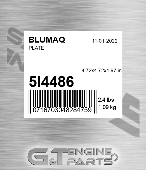 5I-4486 BLUMAQ Plate