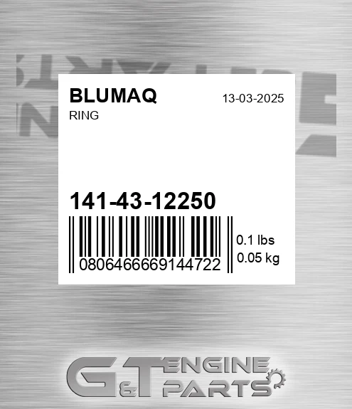 141-43-12250 Ring for BLUMAQ