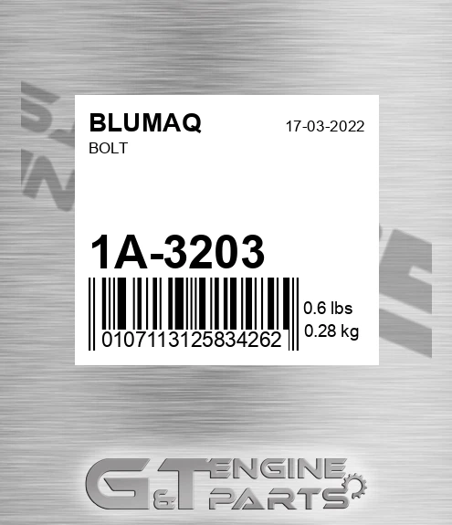 1A-3203 Bolt