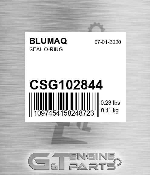 CSG102844 Seal O-ring for BLUMAQ