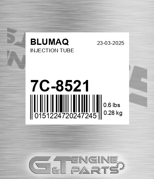 7C-8521 Injection Tube