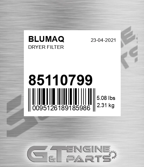 85110799 Dryer Filter for BLUMAQ