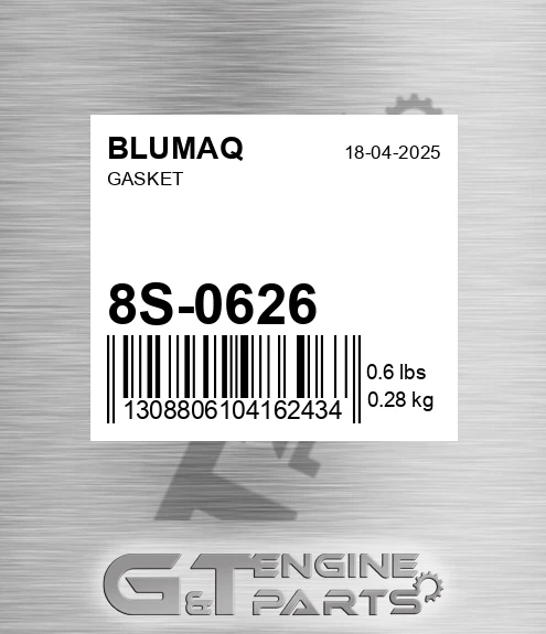 8S-0626 Gasket for BLUMAQ