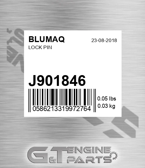J901846 Lock Pin
