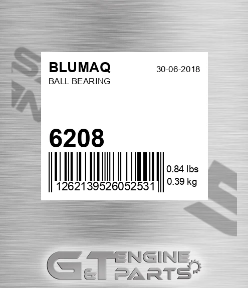 6208 BLUMAQ Ball Bearing