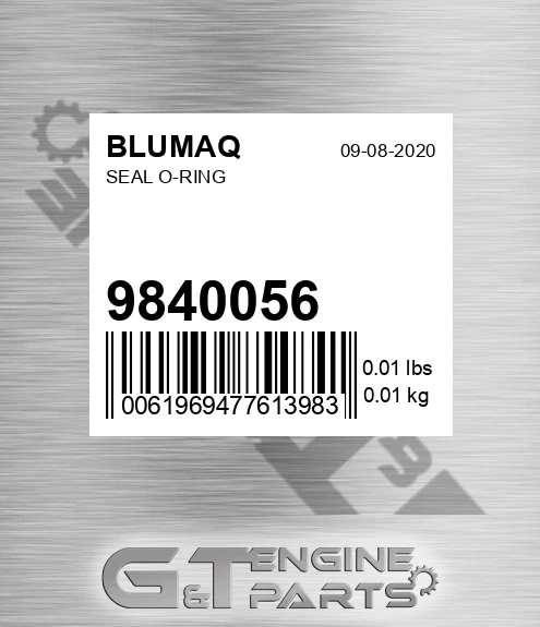 9840056 Seal O-ring