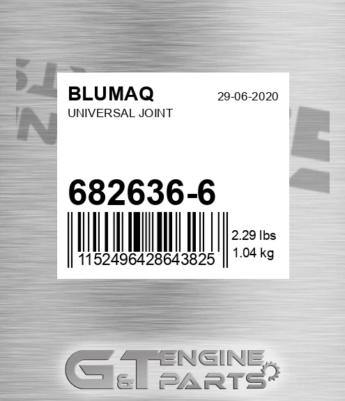 682636-6 Universal Joint for BLUMAQ