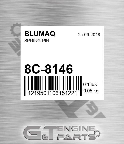 8C-8146 Spring Pin