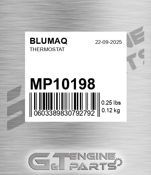 MP10198 BLUMAQ Thermostat