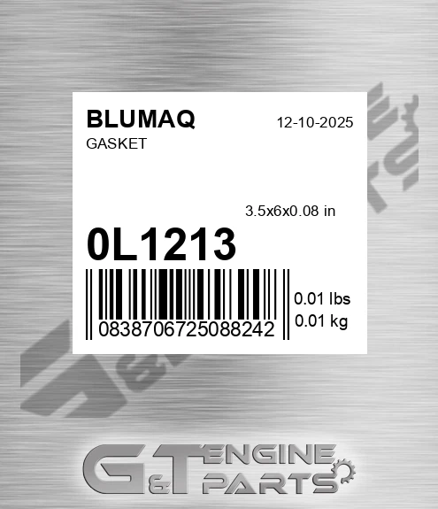 0L-1213 Gasket for BLUMAQ