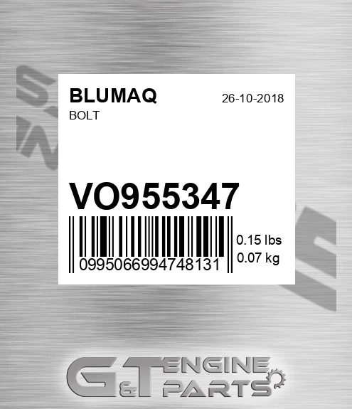 VO955347 Bolt for BLUMAQ