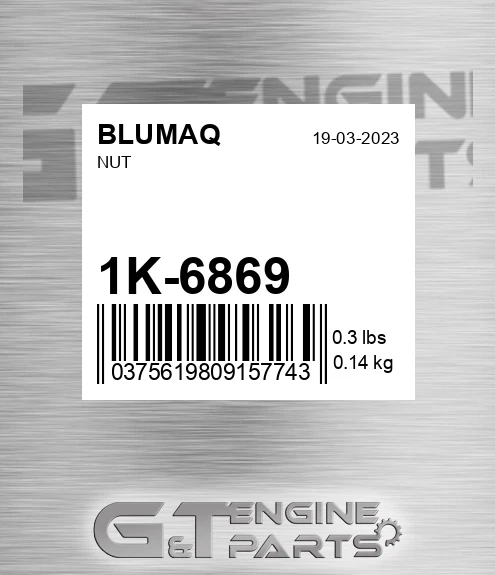 1K-6869 Nut