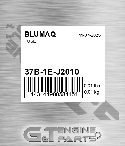 37B-1E-J2010 Fuse for BLUMAQ