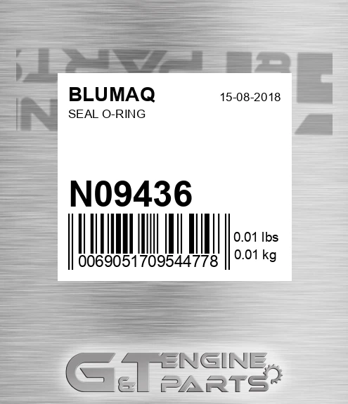 N09436 Seal O-ring