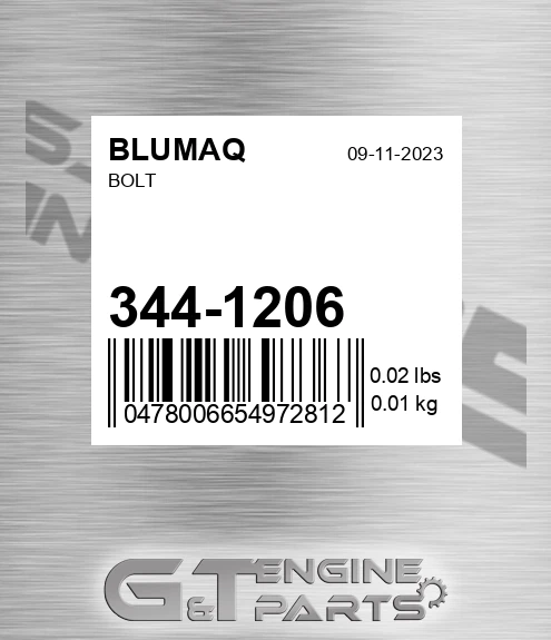 344-1206 BLUMAQ Bolt