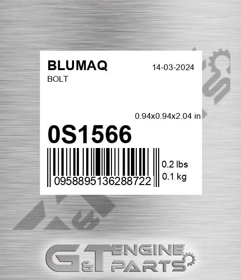 0S-1566 Bolt