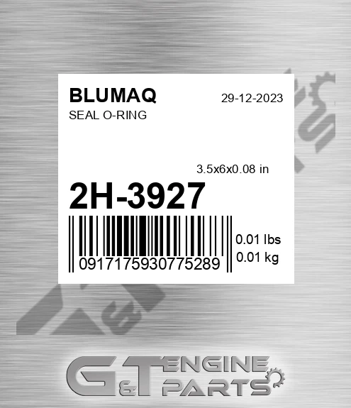 2H-3927 Seal O-ring for BLUMAQ