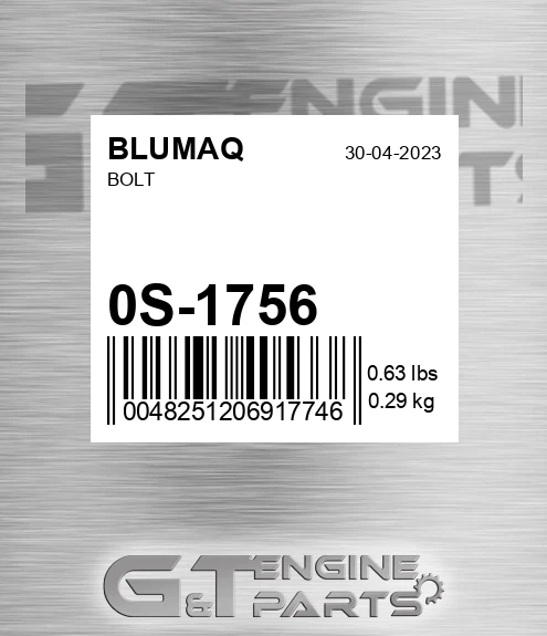 0S-1756 BLUMAQ Bolt